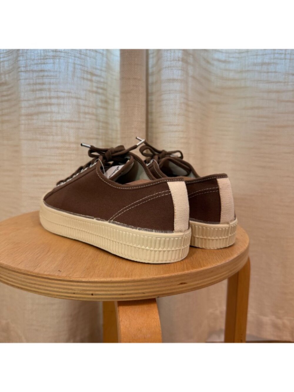 Novesta Star Master Contrast Stitch Sneakers in Brown/Beige Size 42 - Picture 7 of 11